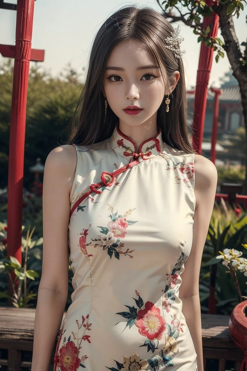 人间富贵花 | 古色古香的旗袍风韵美人1