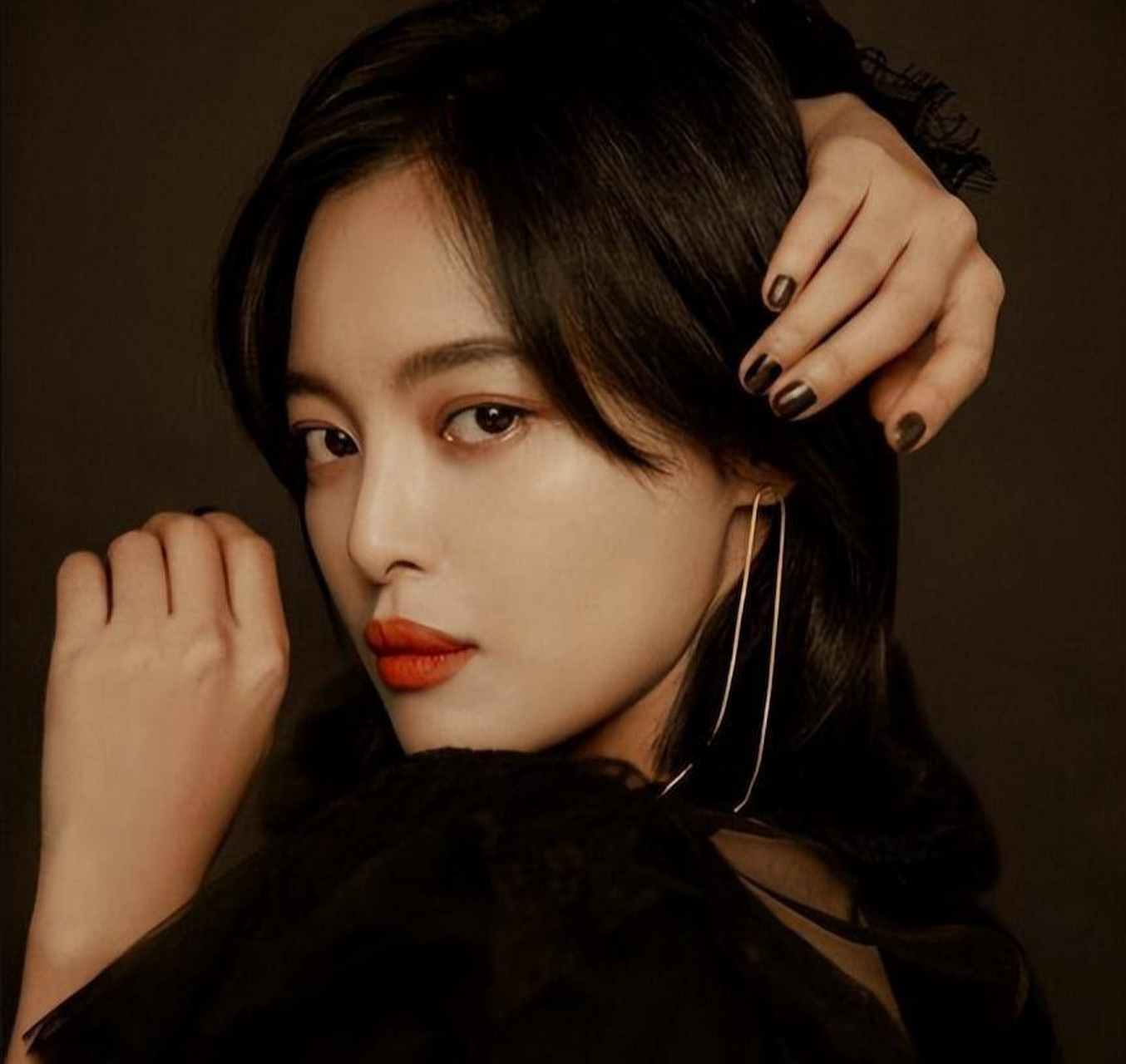 辛芷蕾的嘴唇好有特点,又好看又性感!