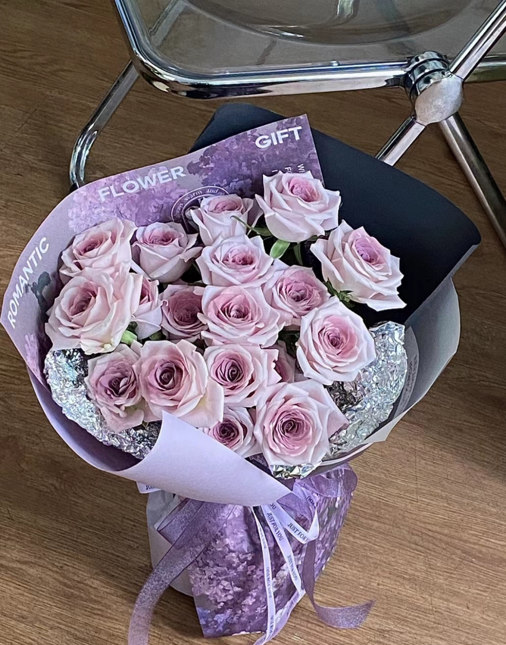 七夕花束推荐 曼塔乌梅子酱花束 今年大热的一款玫瑰 来源于李荣浩的