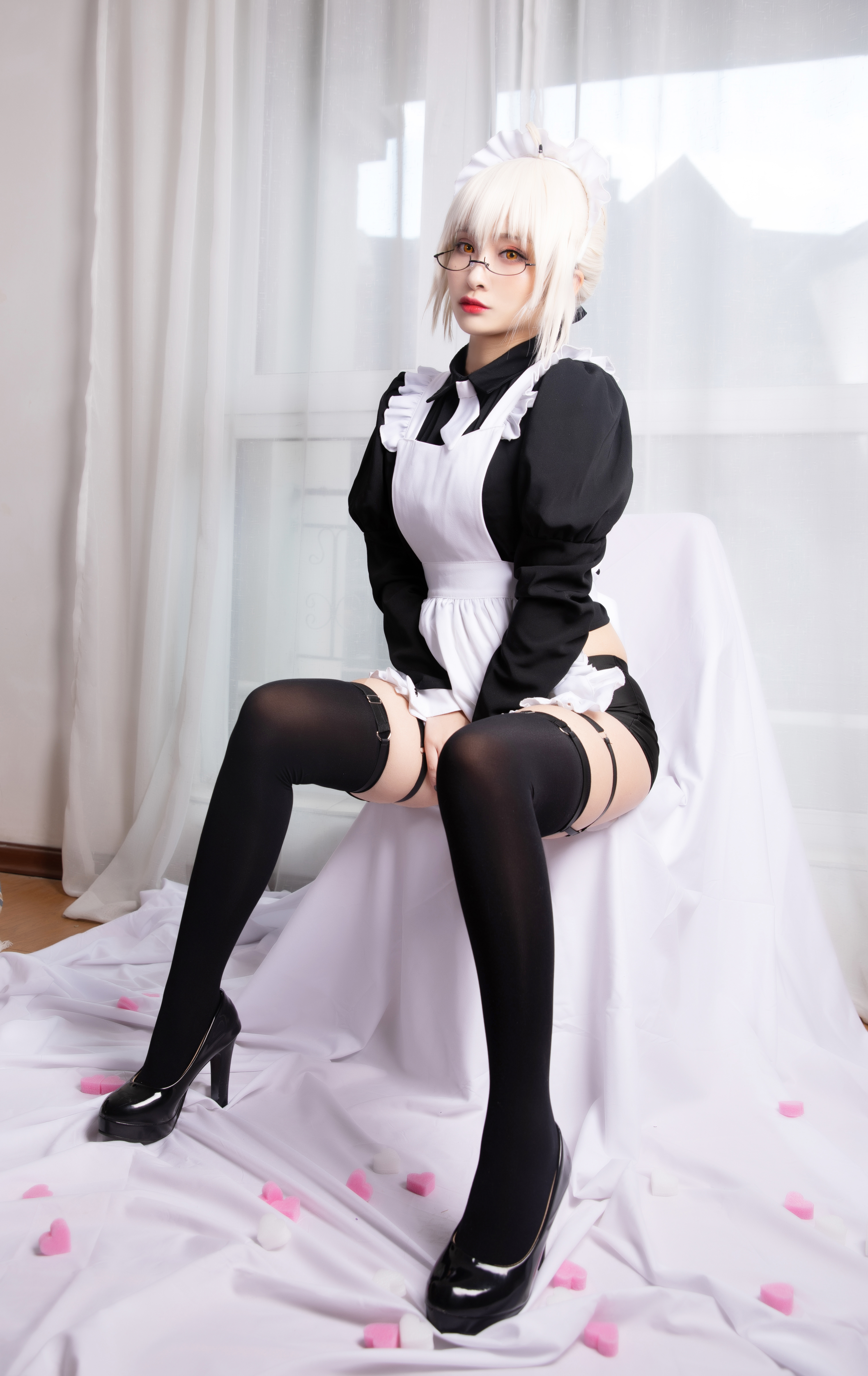 洛璃 LoLiSAMA  白发魔女 尼尔A2 第1张