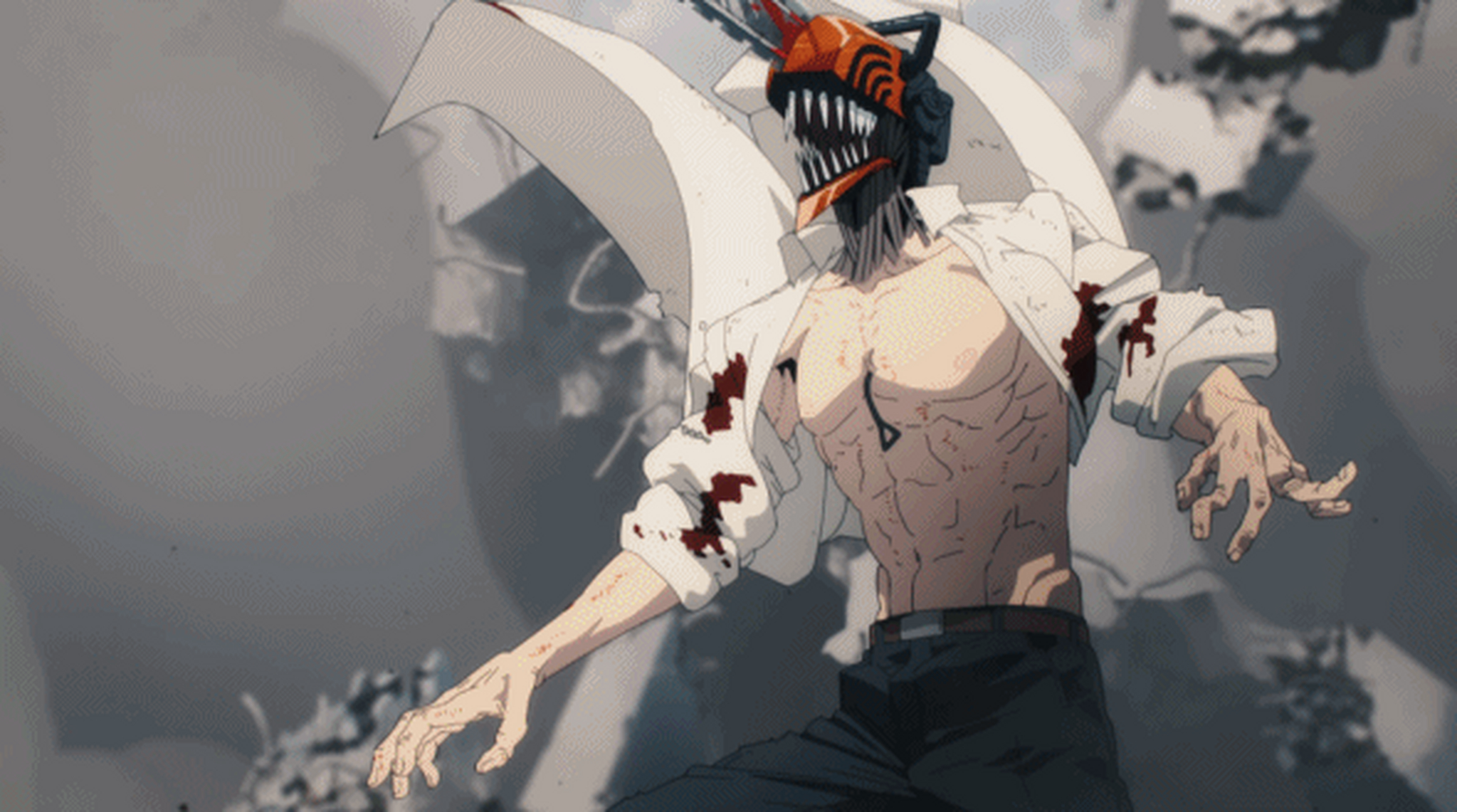 电锯人 变身#电锯人# #动漫# #gif创作人