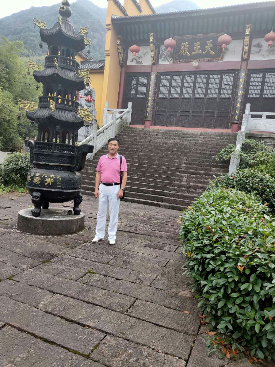 四大佛教名山之一九华山后山小九华