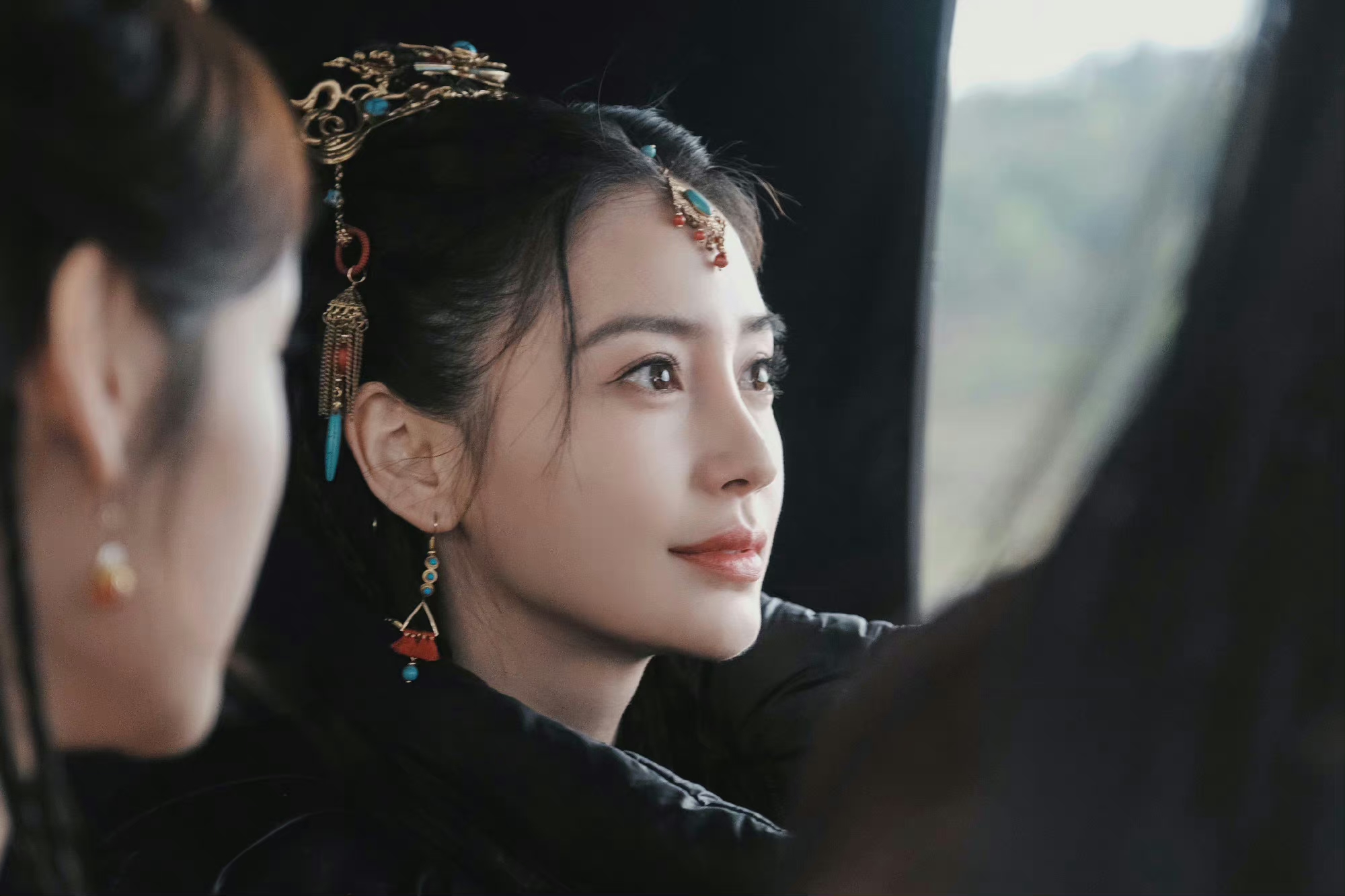 angelababy新剧《相思令》片场花絮照