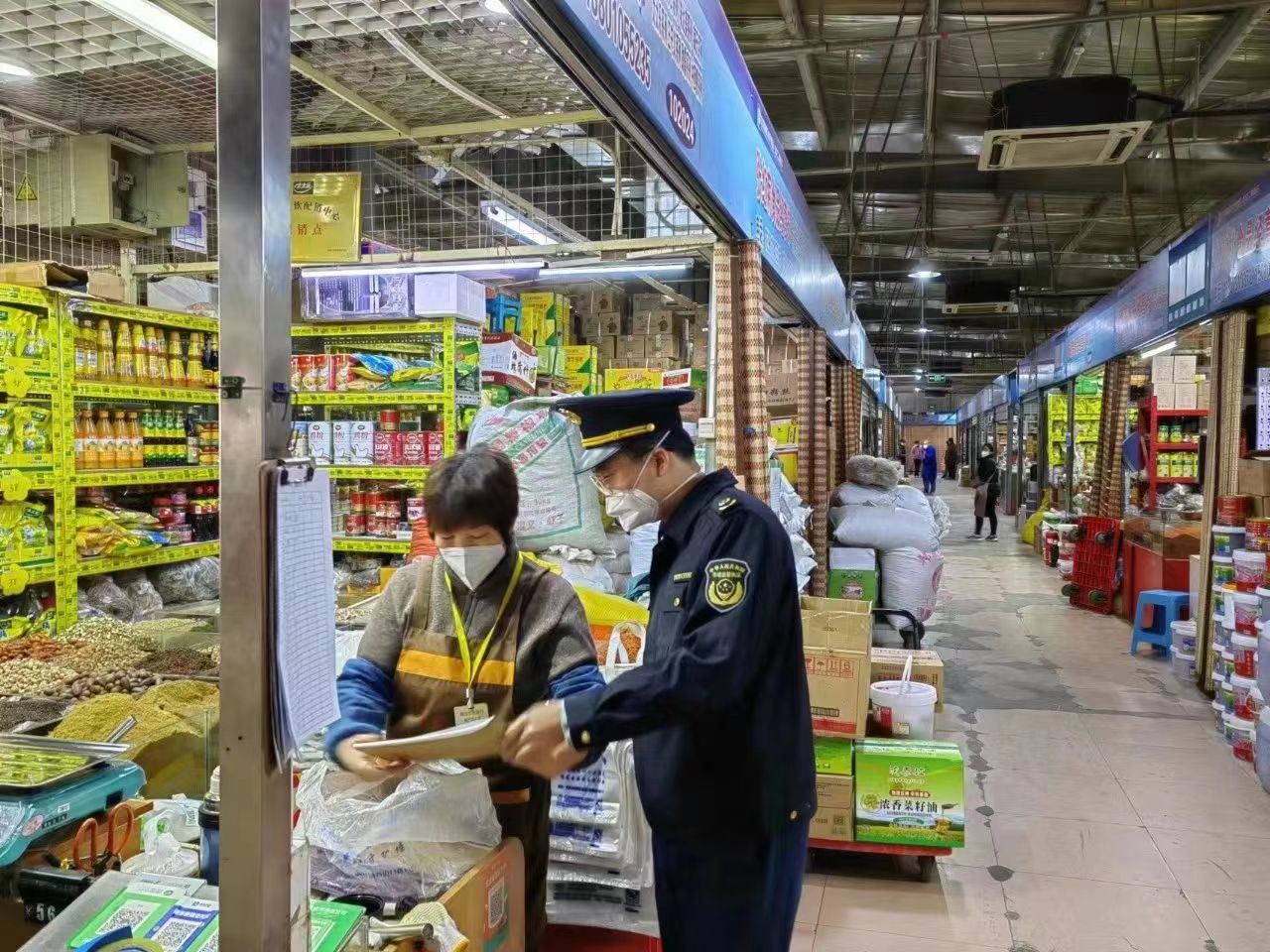 北下關街道切實保障物資供應築牢市場疫情防線