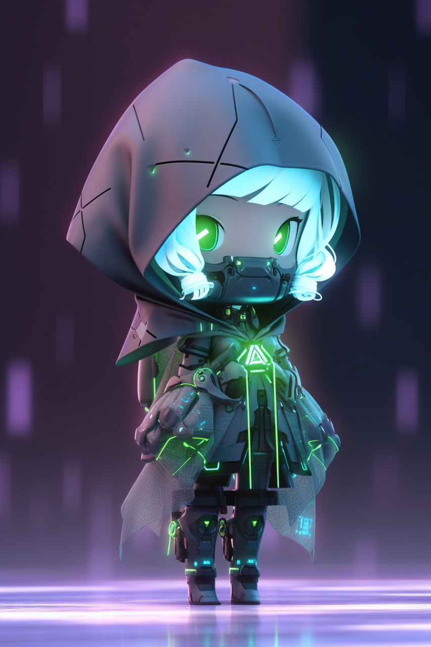 赛博朋克风的半机械人#ai绘画# #赛博朋克# #壁纸