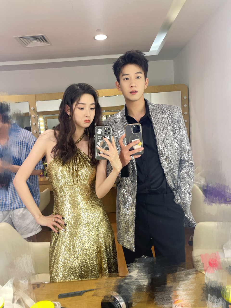 两人挺搭的啊#王子奇王玉雯