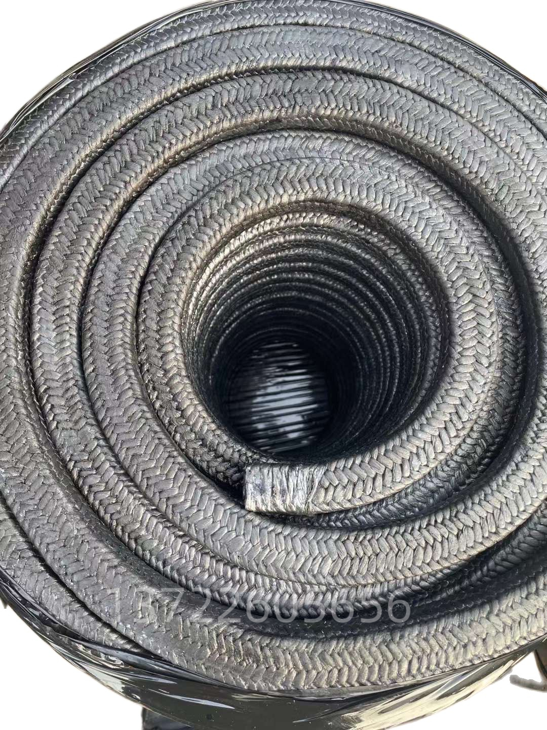 高碳纤维盘根高碳盘根进口碳纤维编织填料耐高压高温润滑耐磨盘根