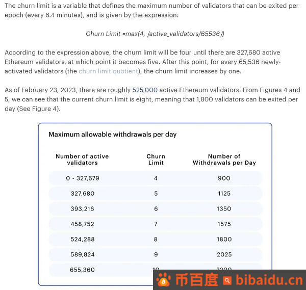 数据解读 ETH 上海升级关键指标