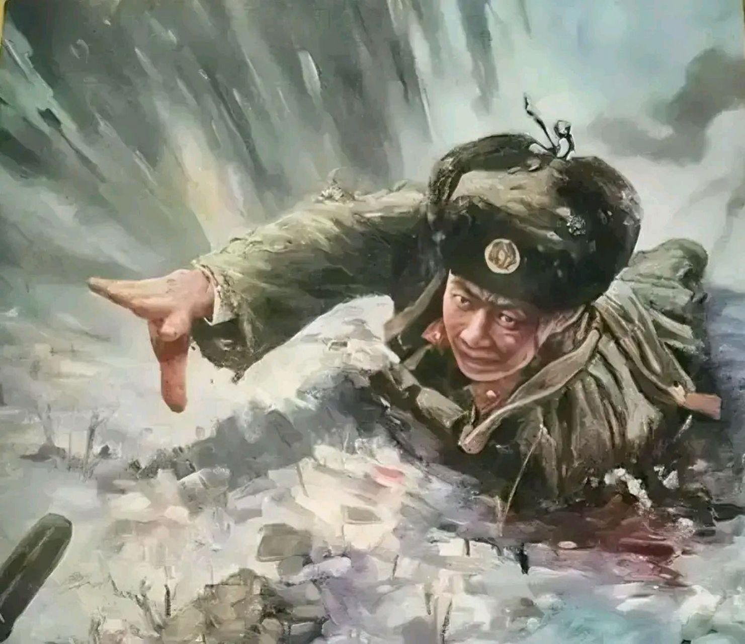 滚雷战斗英雄罗光燮用他年仅21岁的生命证明了:人生中最后一口气与