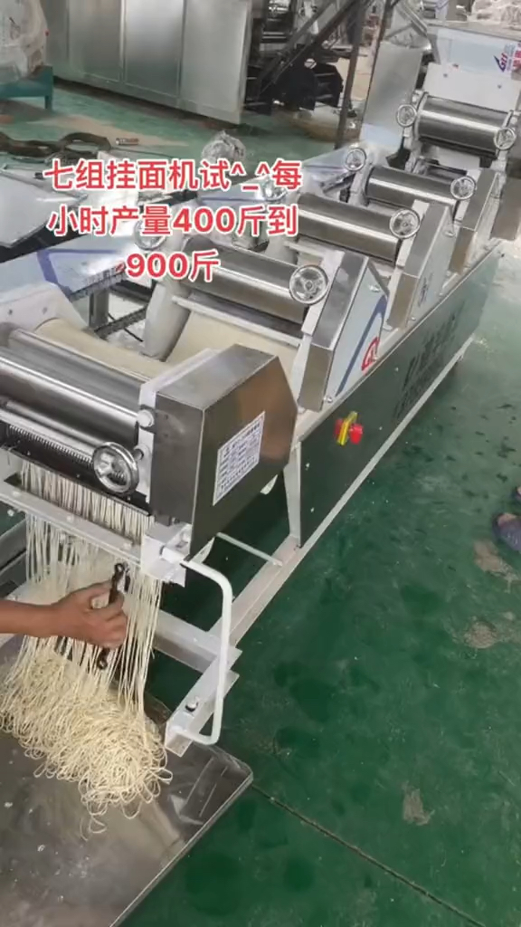 乐世博七组挂面机 鲜面条机 压面机 叠皮机