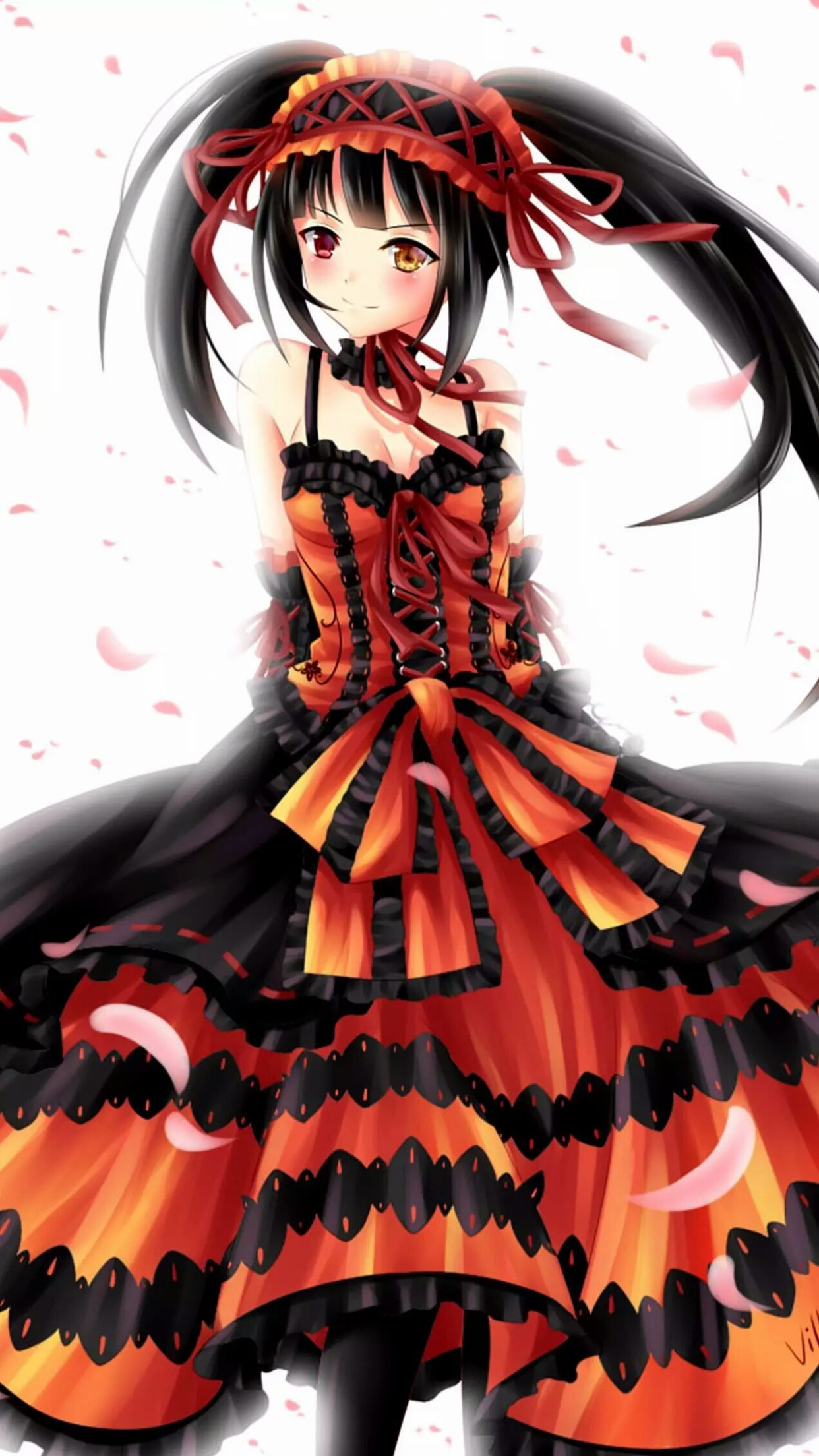 时崎狂三的一组图纸,喜欢报走哦