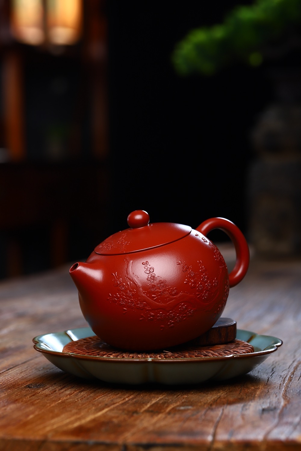 宜兴紫砂壶何其仙全手工西施350cc