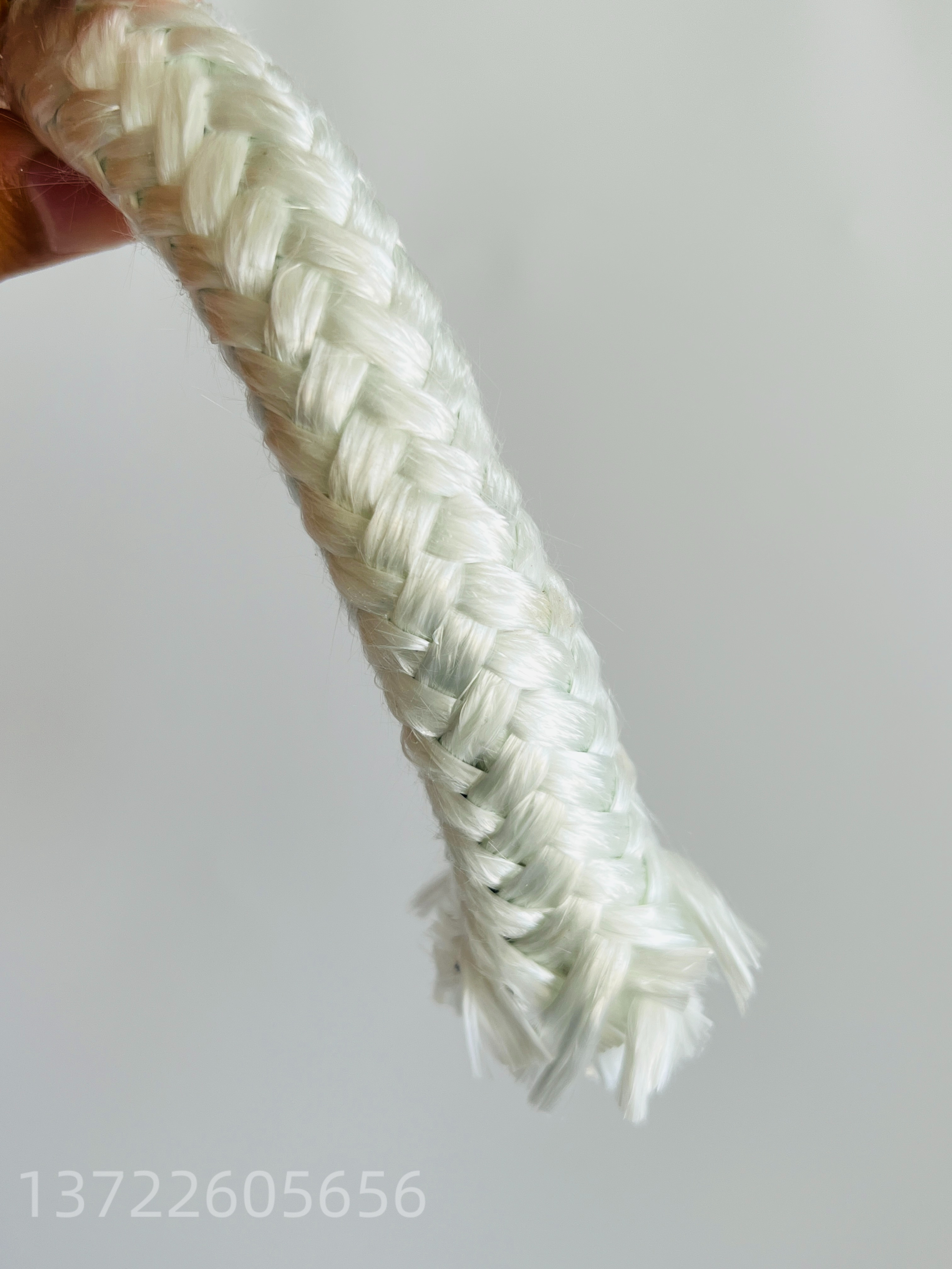 无碱玻璃纤维绳耐高温防火阻燃玻纤绳耐腐蚀绝缘玻璃纤维线无接头