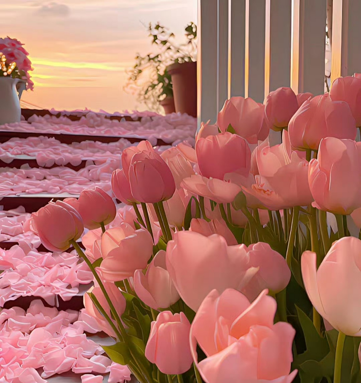 郁金香花语:最浪漫的故事和永恒的爱! 秋日的浪漫.人间温柔亦浪漫!
