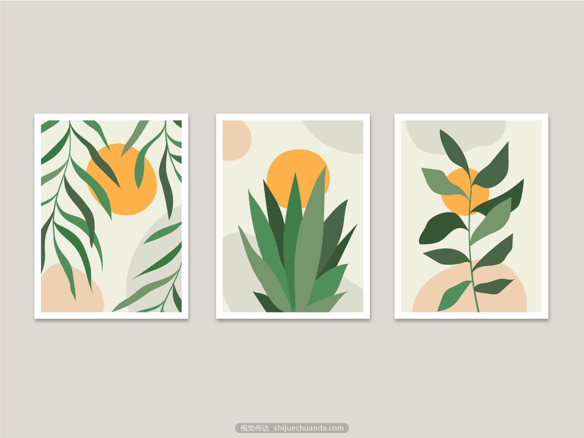 Leaf Tropical Abstract Art Poster Collection Print-5.jpg