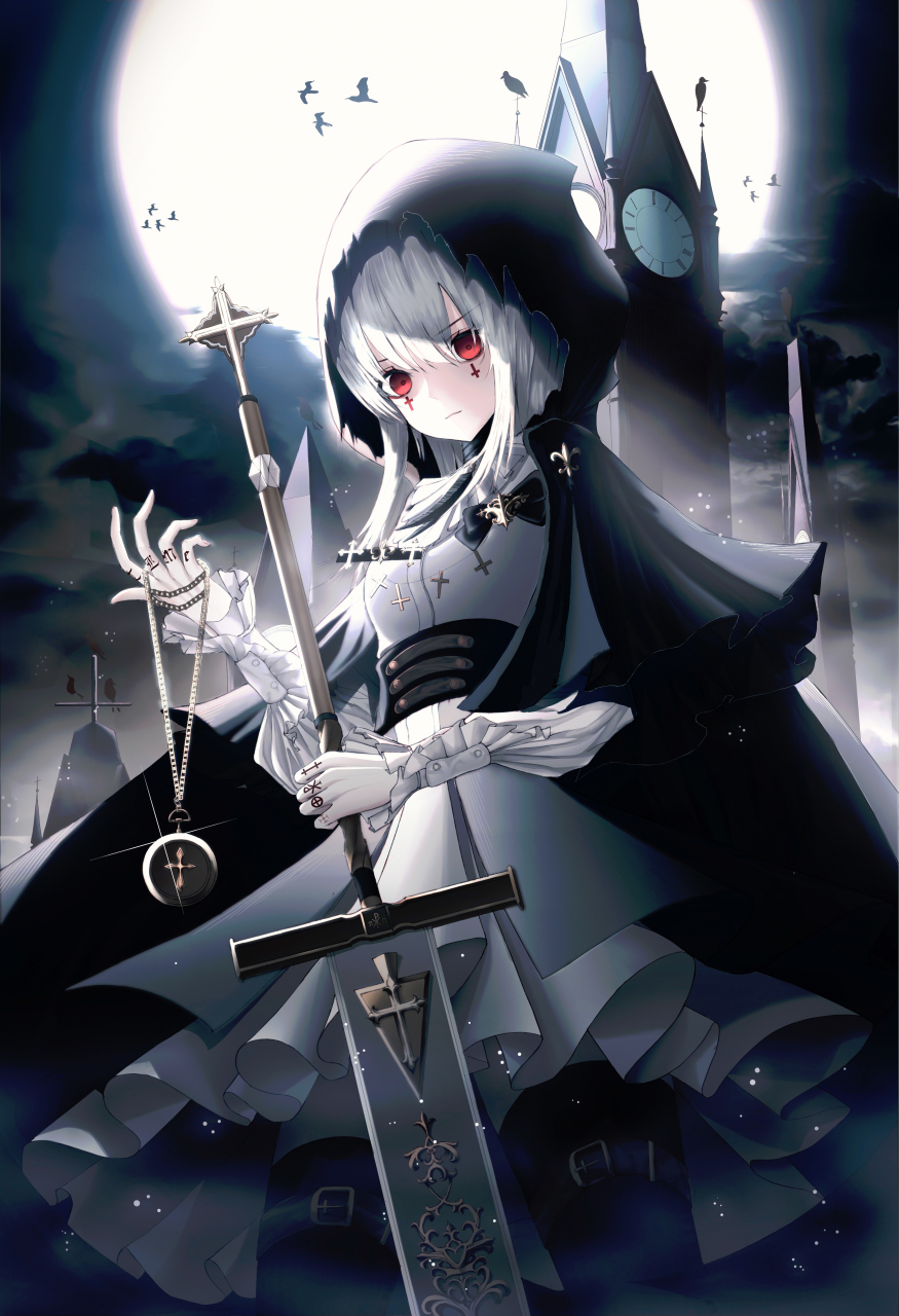 月食之夜,血族降临#二次元#  画师:mj