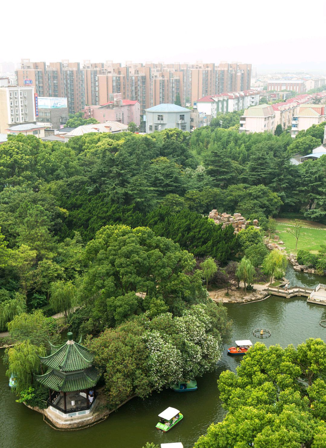 上海浦东川沙公园如诗如画