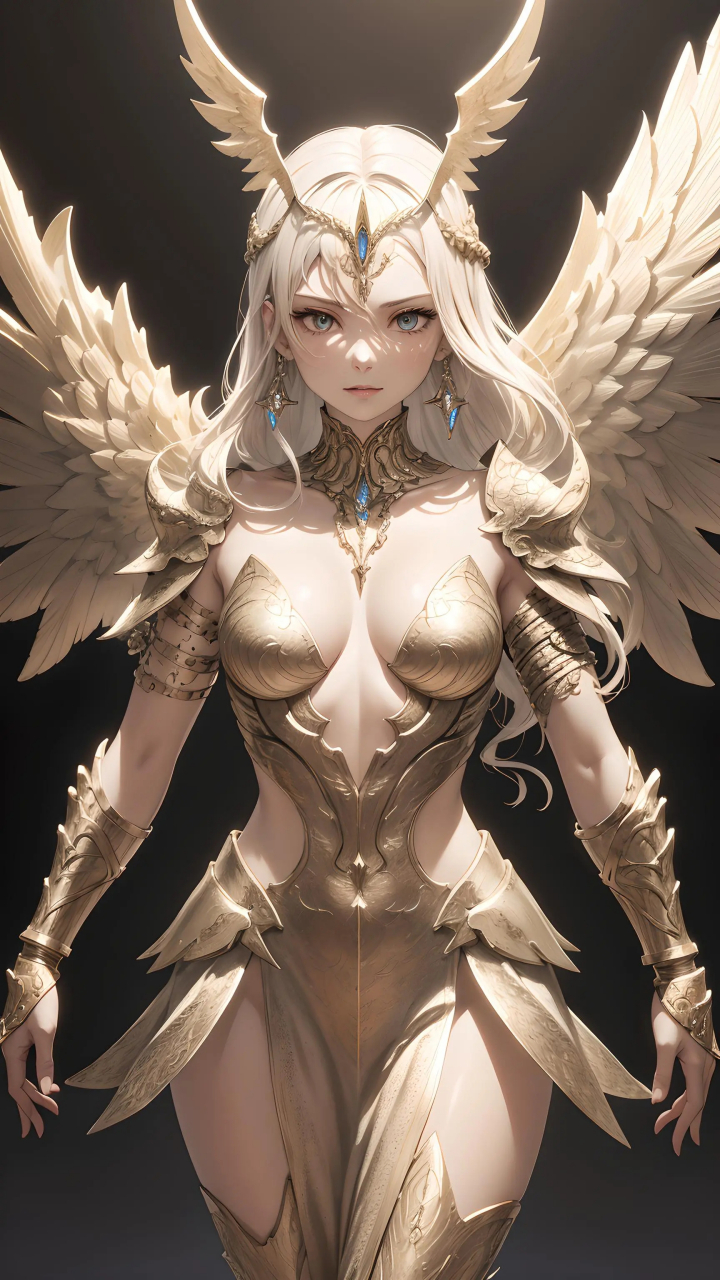 黄金天使,金发碧眼.#二次元# #美女# #二次元美图