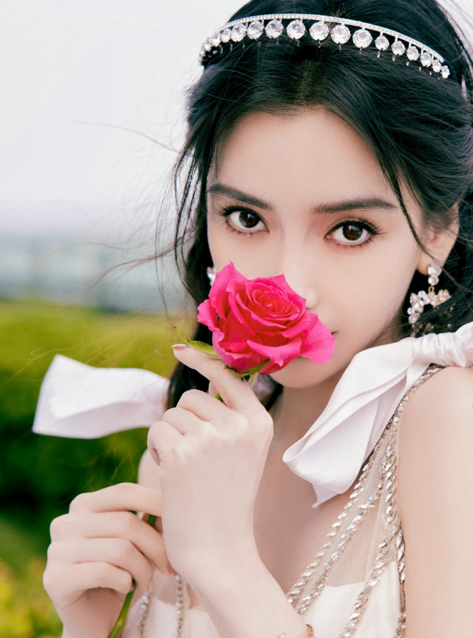 angelababy杨颖高清壁纸头像(三)[鲜花]