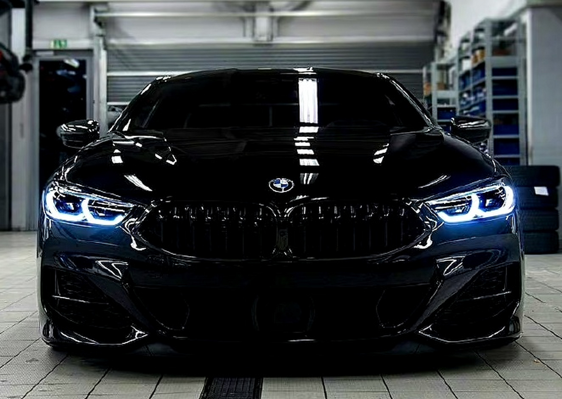 宝马 bmw 850i,黑色酷炫带劲儿 #宝马850i# #bmw# #宝马