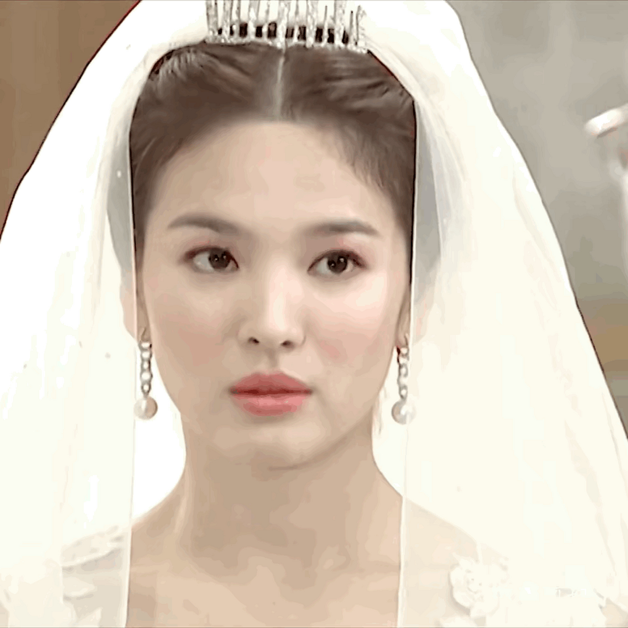 回顾宋慧乔白色婚纱新娘子造型,想当年也是很多人心中的白月光