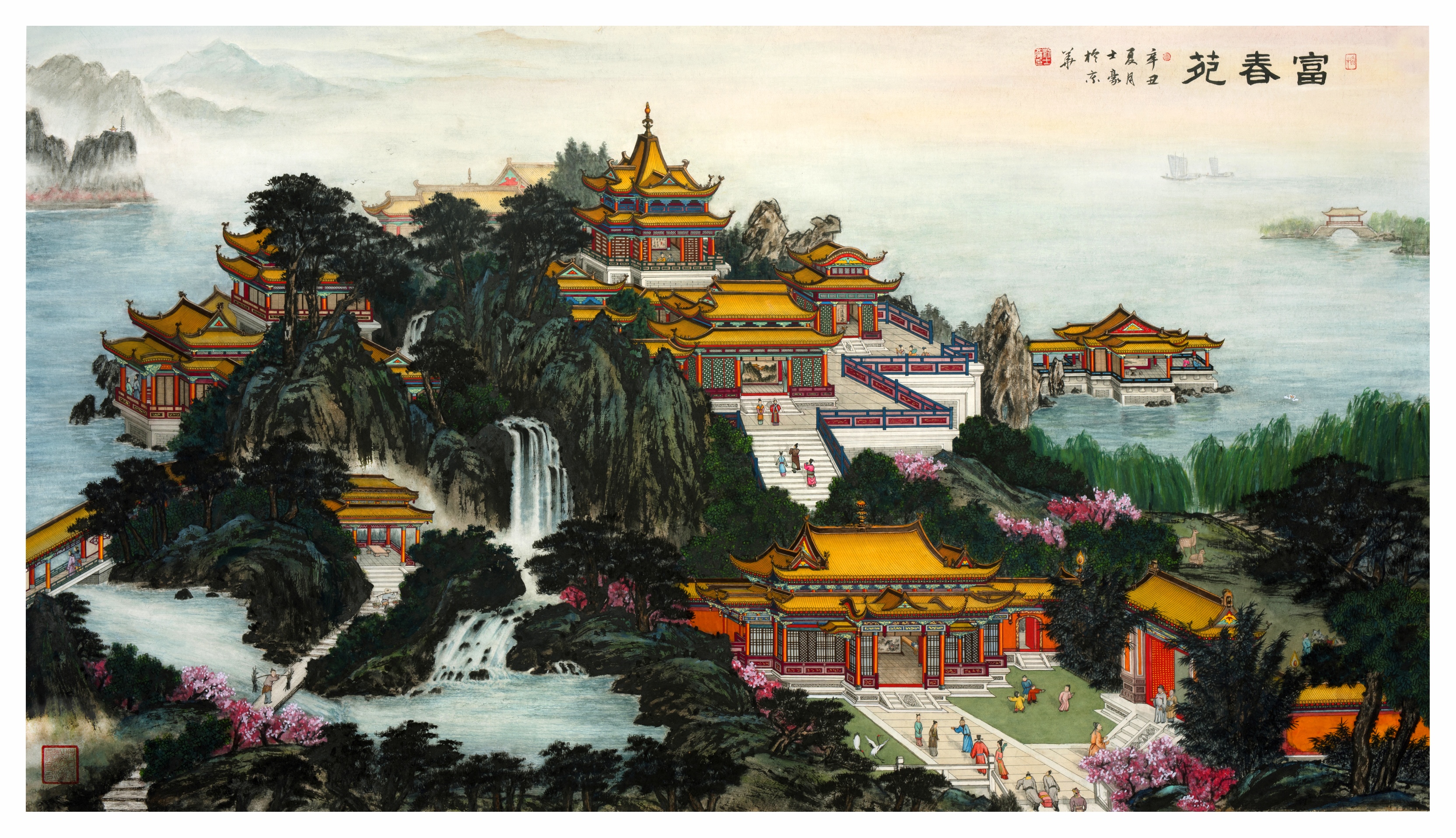 失传300年,界画传承第一人!画家刘君玺撑起界画一片天