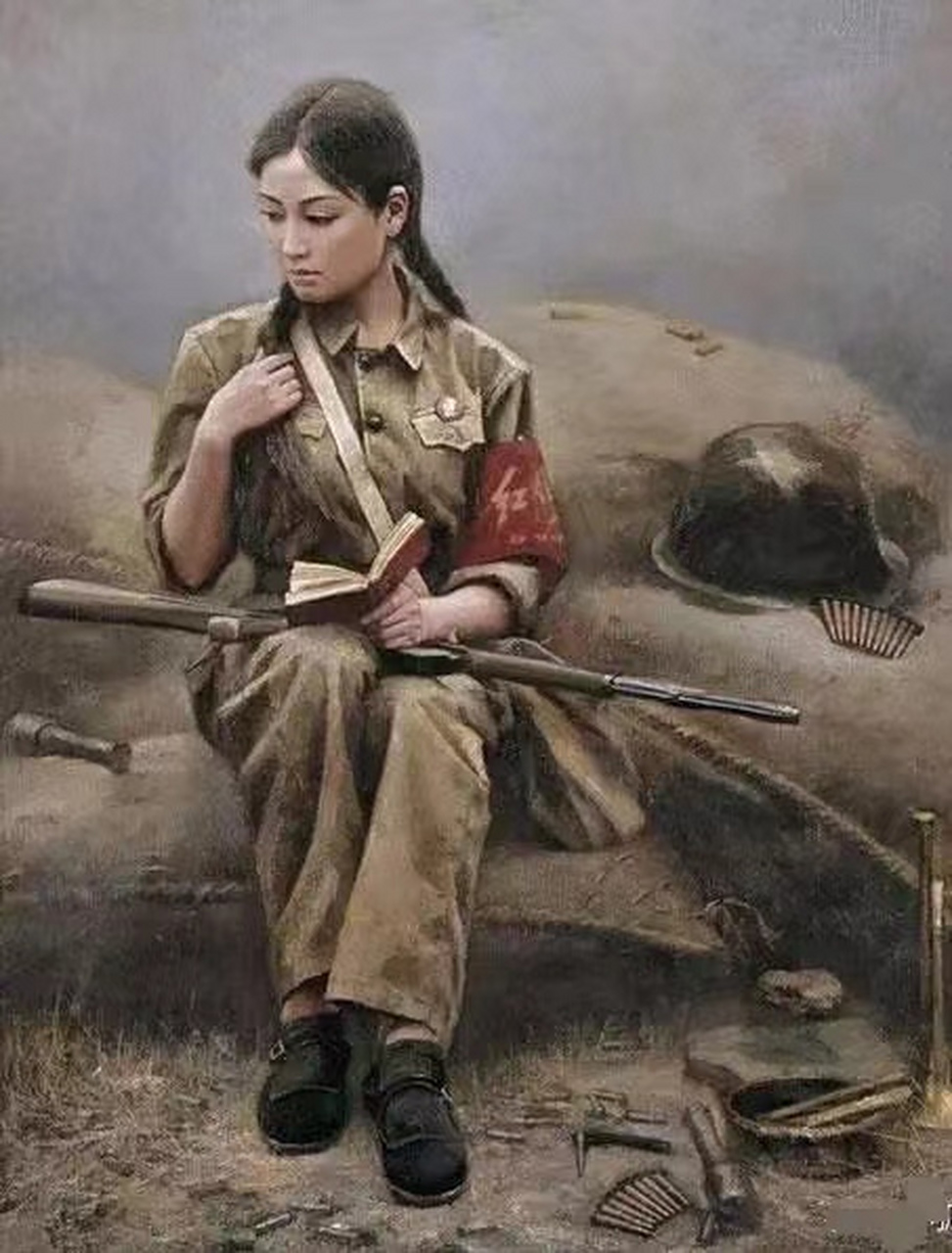 60年代的红卫兵小将,既英姿飒爽,又有一种天然的纯净之美