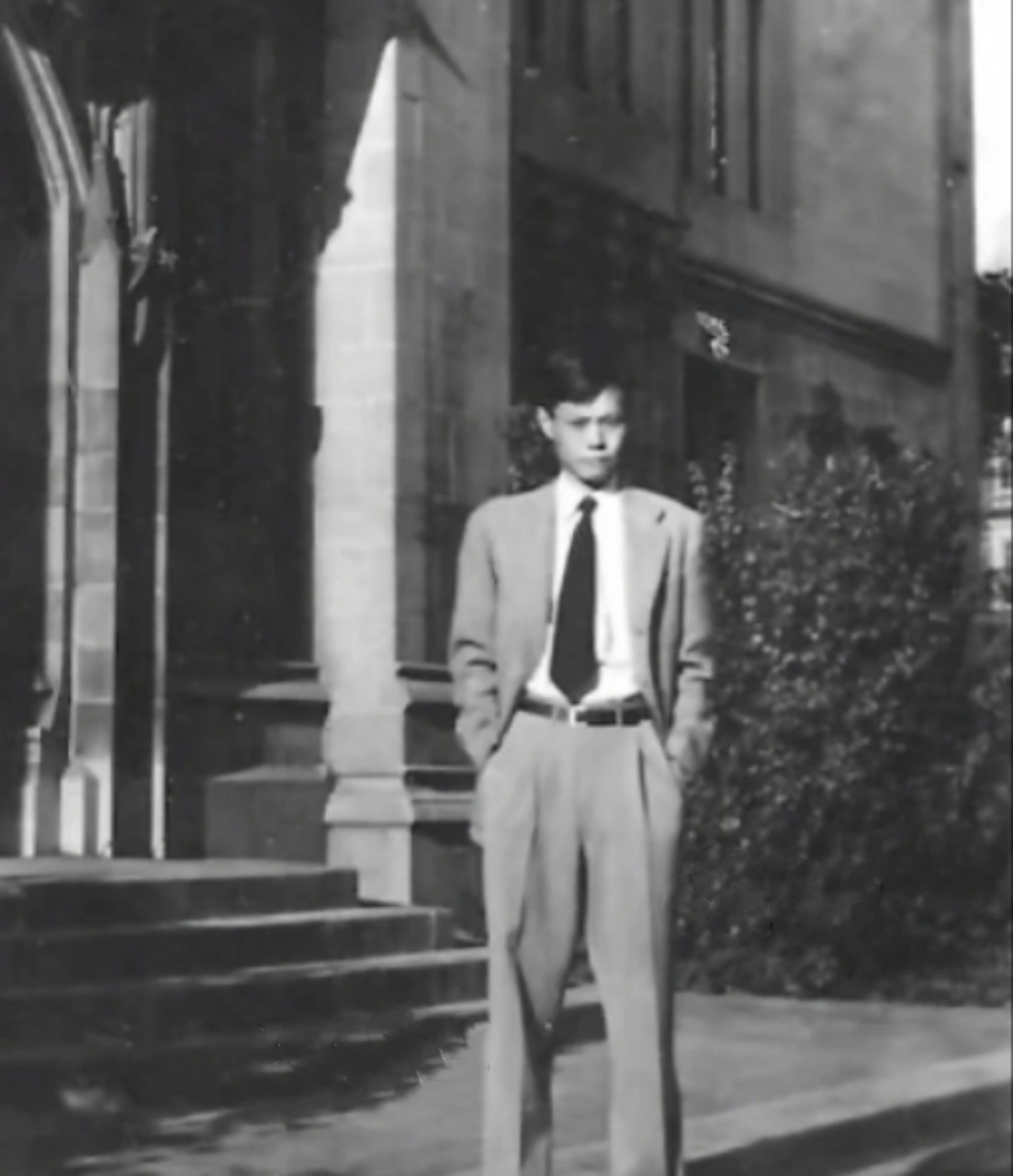 年轻时候的杨振宁