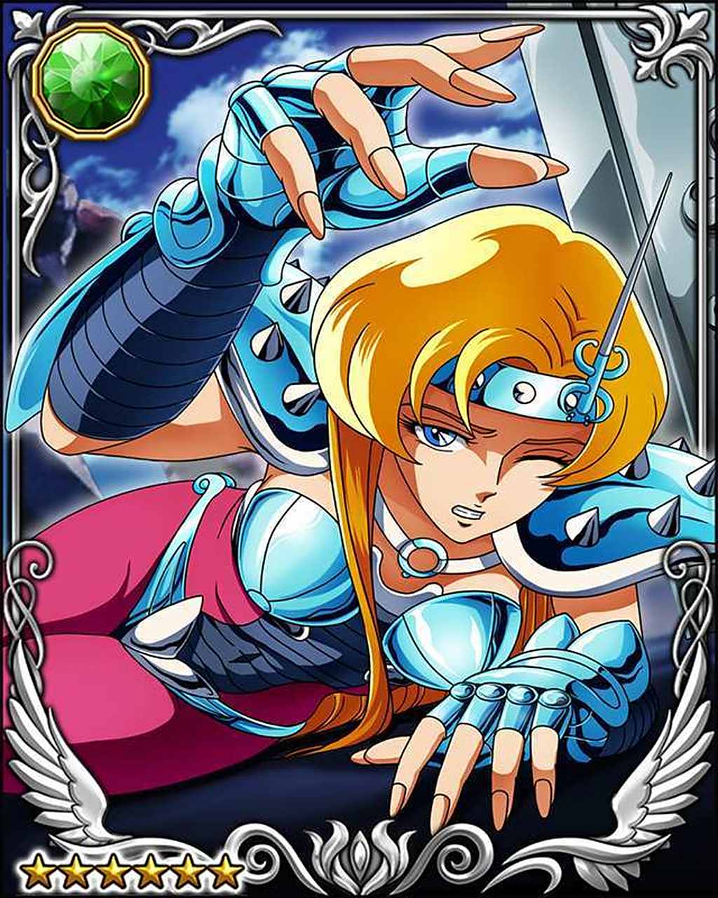 圣斗士星矢# "唯一女性"青铜圣斗士【变色龙座 珍妮】#动漫