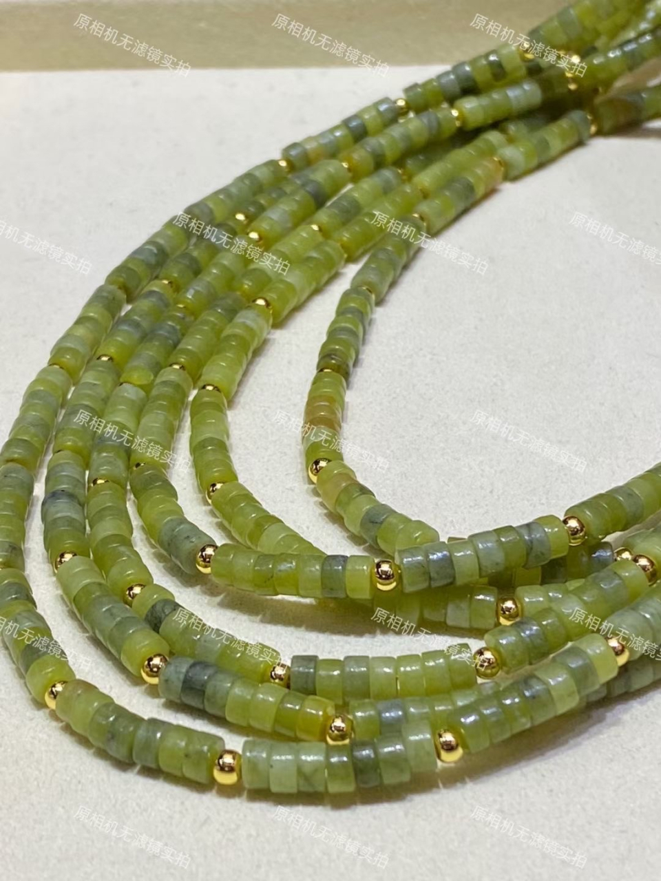 ins时尚78母亲节礼物推荐97蛇纹石玉珠链,中国四大名玉之一,长期