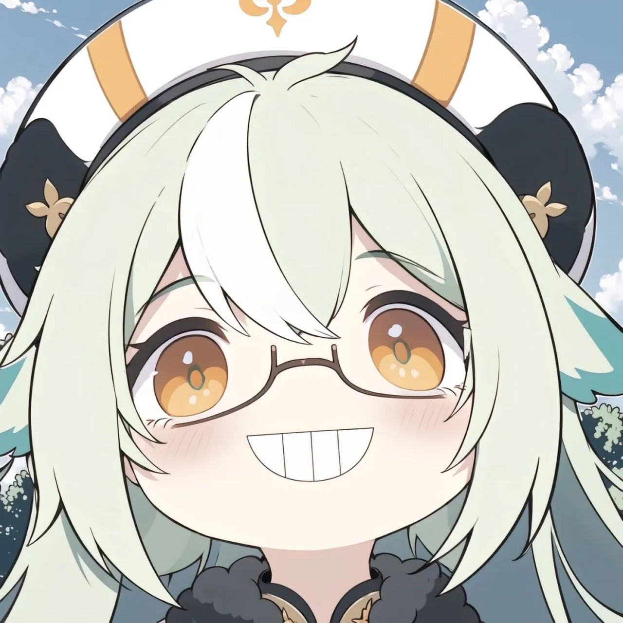 《原神》大脸呲牙系列同人图,很适合做头像哦!喜欢就点个赞吧!#原神