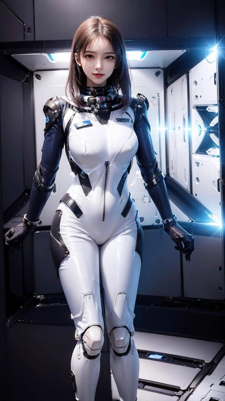 二次元的机甲战衣确实很飒爽!