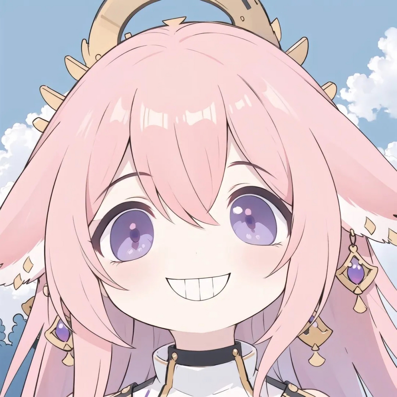 《原神》大脸呲牙系列同人图,很适合做头像哦!喜欢就点个赞吧!#原神