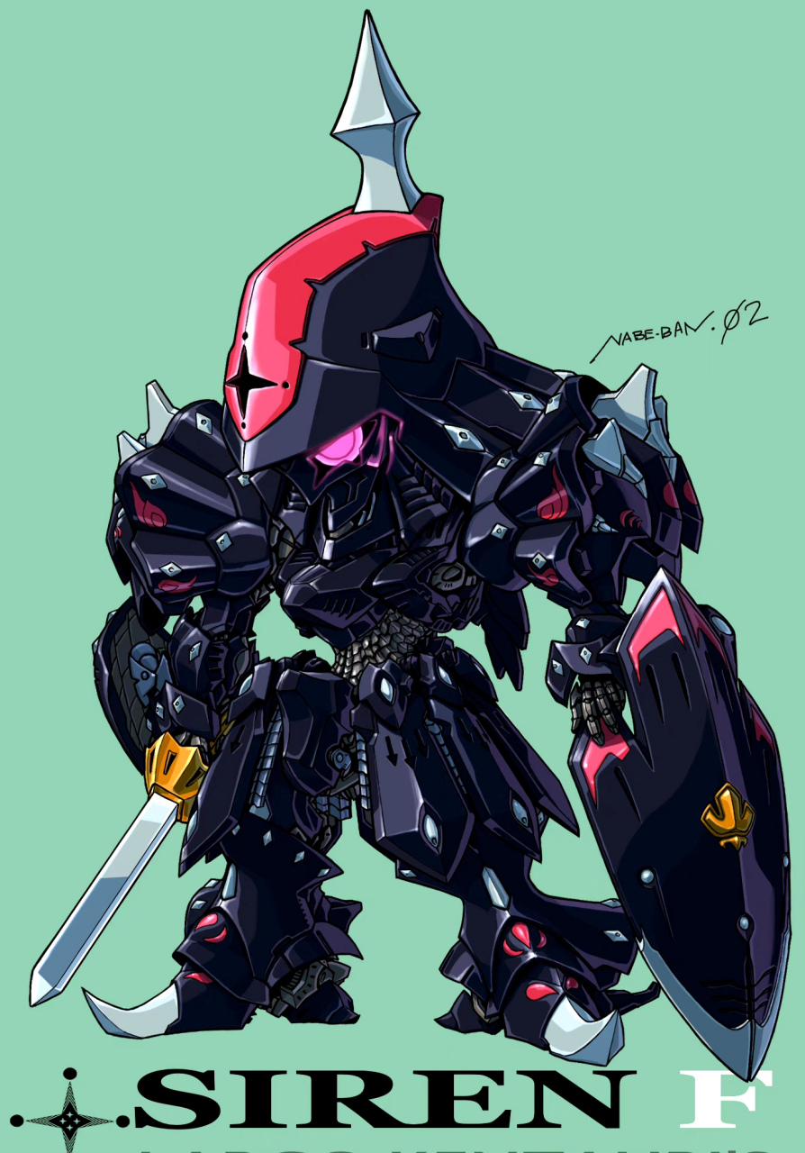 一组sd版五星物语机体,虽然机甲缩小化但是细节气势一样不少,by 渡辺