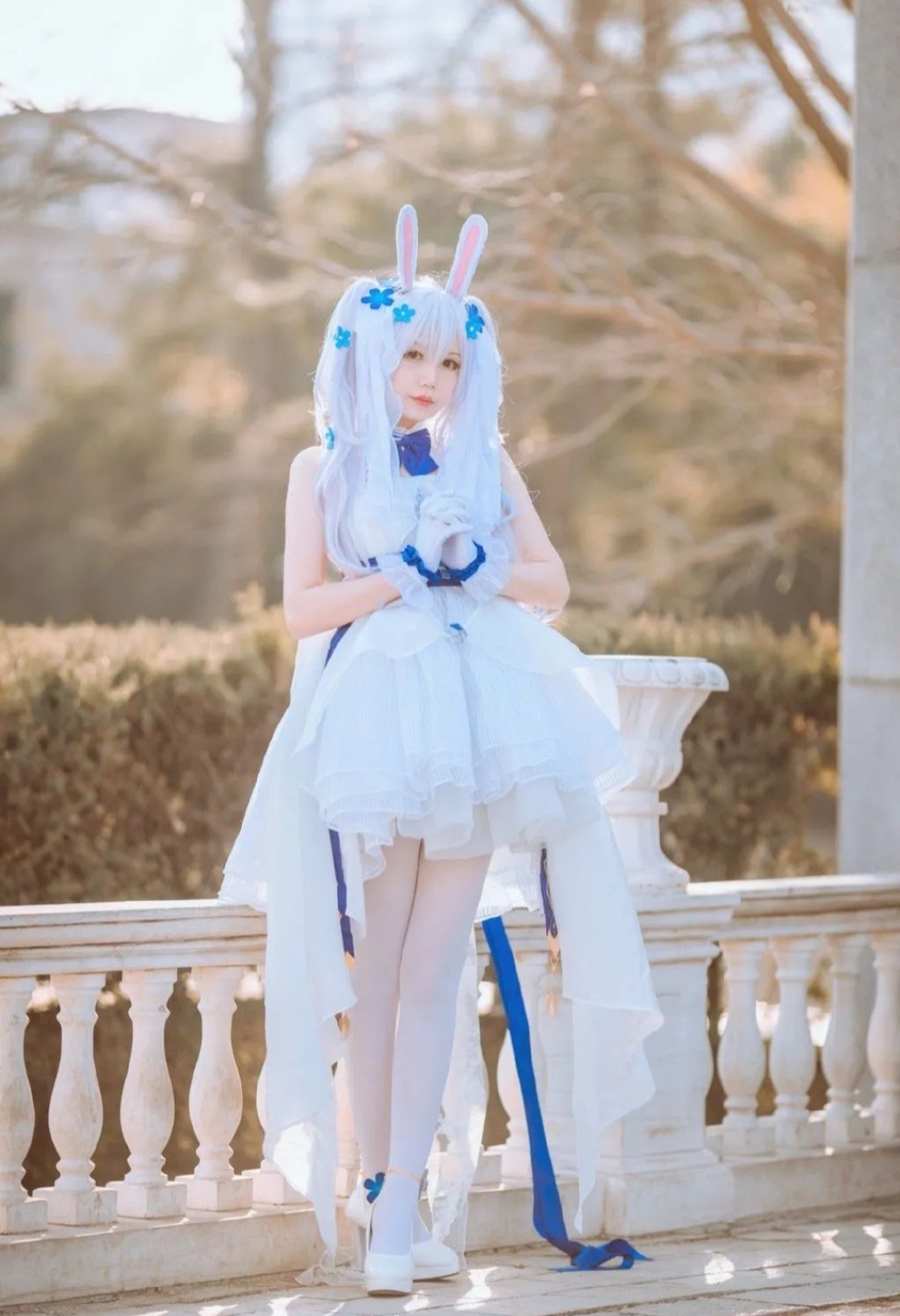 《碧蓝航线》白兔与誓约-拉菲cos