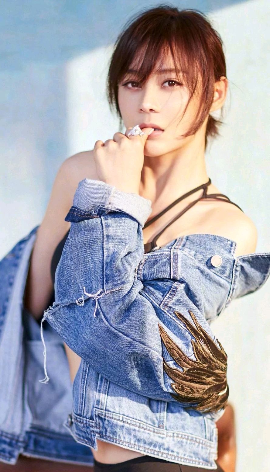 马甲线女神#袁姗姗