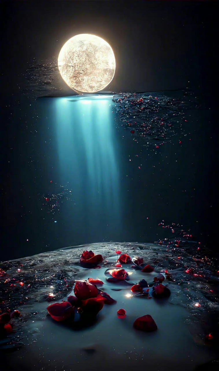 人生建议:远离任何消耗你快乐的东西,宁静的夜晚,月牙弯弯,柔柔月光带