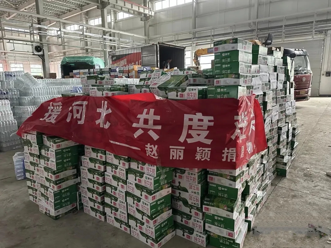 河北涿州洪涝灾害明星捐款,王宝强赵丽颖宋祖儿黄晓明虞书欣捐物