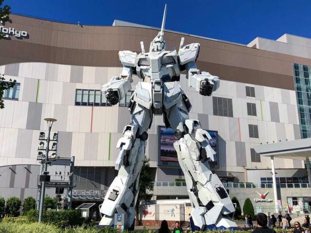 超级台风肆虐日本,台场独角兽高达安然无恙依旧屹立于大地之上