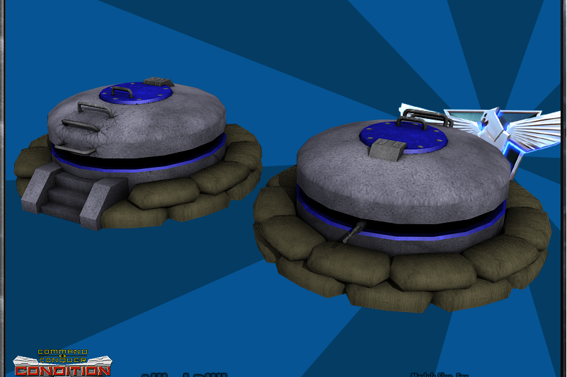 红色警戒一一机枪碉堡