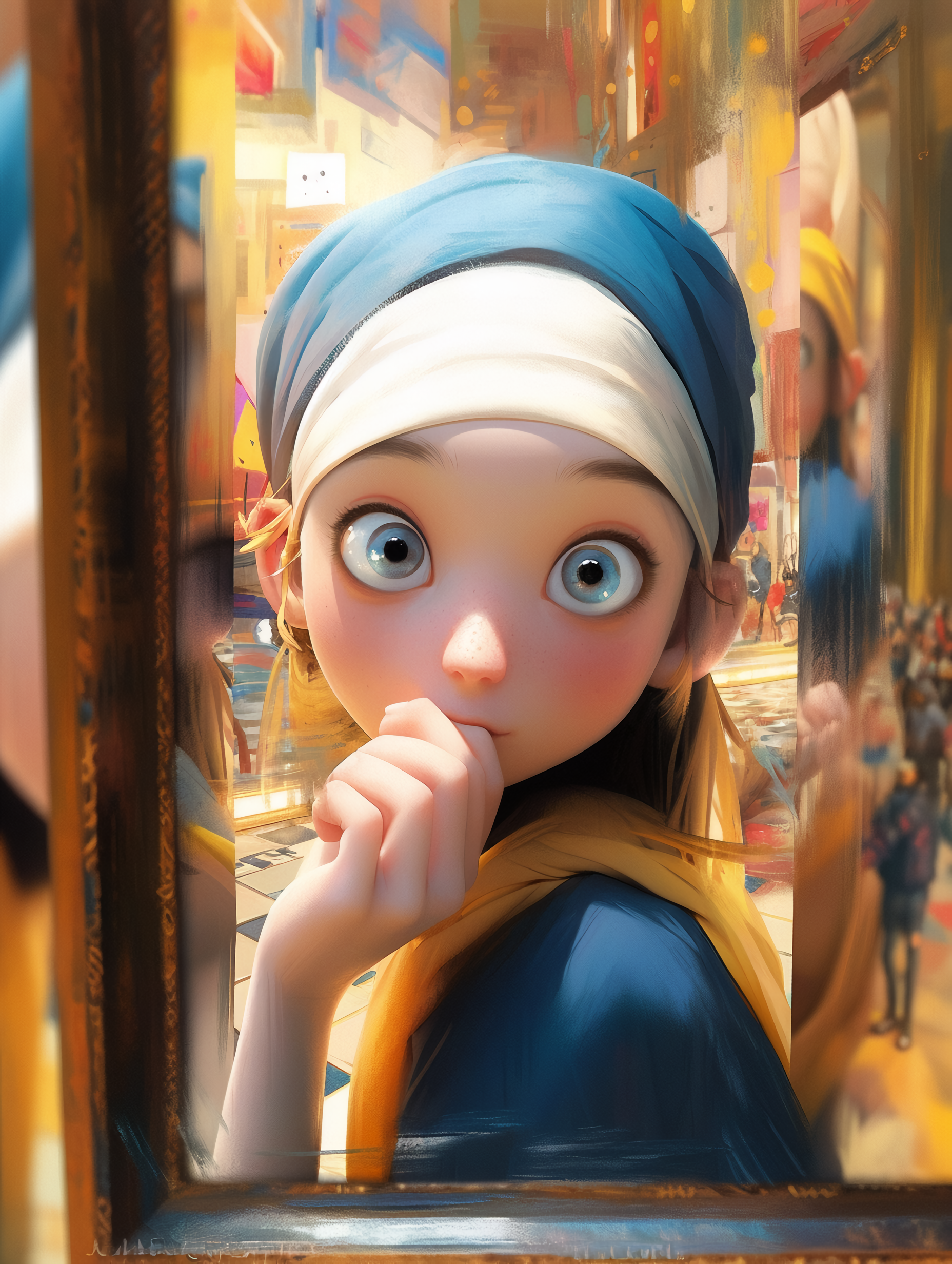 「ai出图」时空少女,时空空间