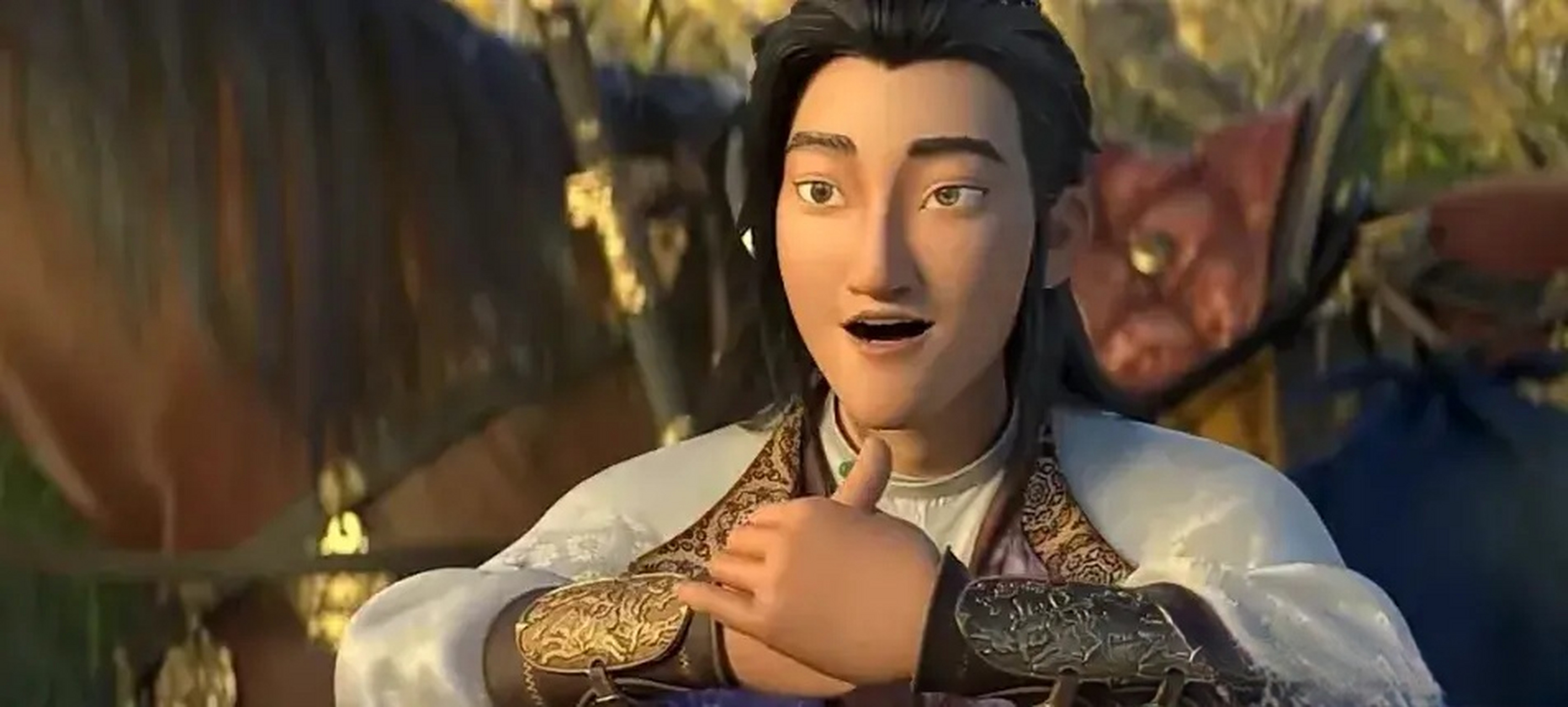 电影长安三万里,里面有个片段,李白去问孟浩然当否可以入赘的事