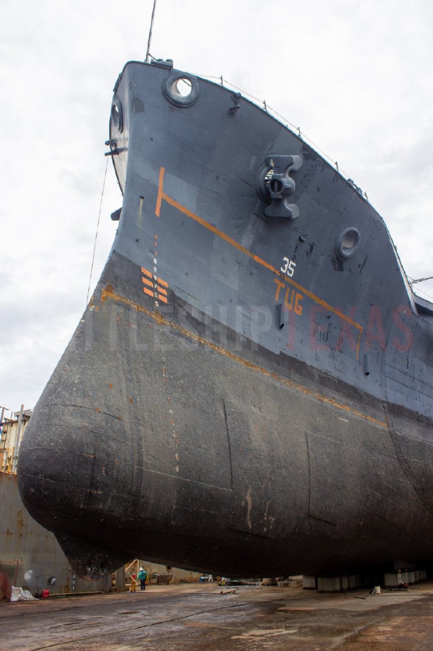 百年老舰·德克萨斯号战列舰 世界上现存年纪最大的超无畏战舰 去年