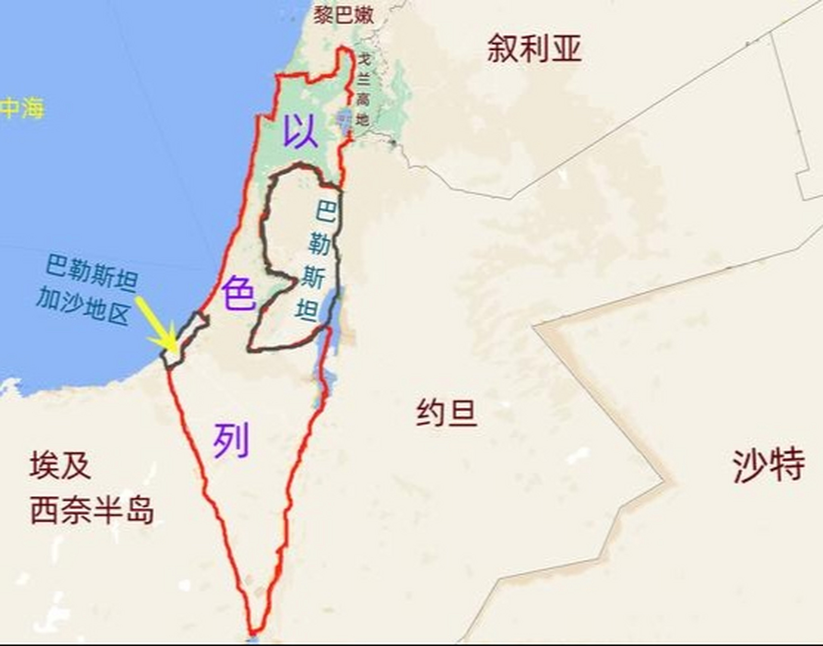 巴勒斯坦和以色列: 终极国界线划定之路充满荆棘  长期以来,巴勒斯坦