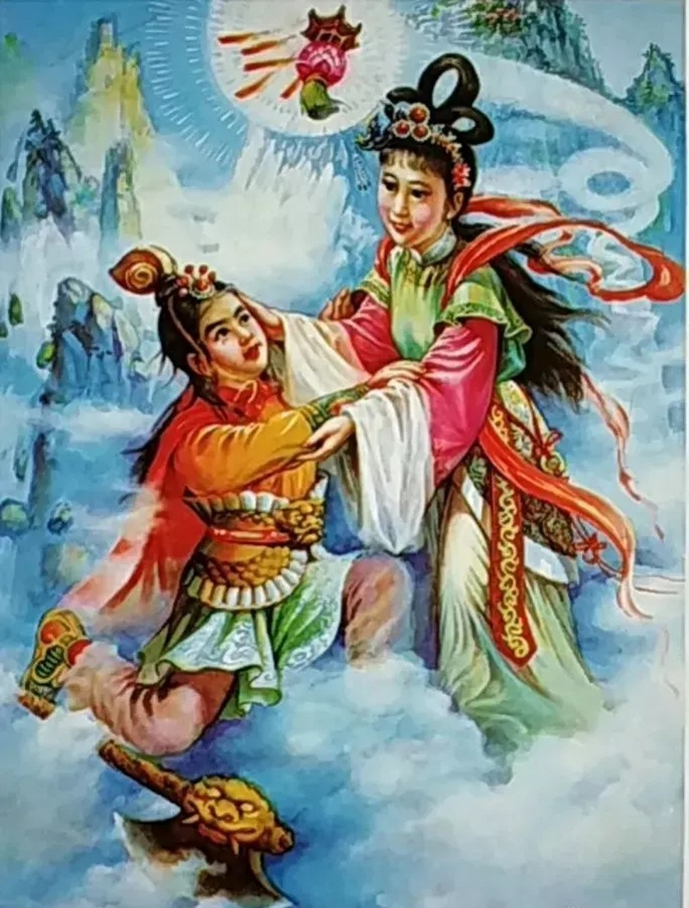 昔年曾见——年画里的宝莲灯.