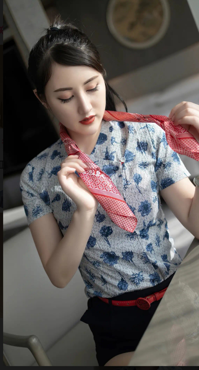 最美空姐#养眼美女