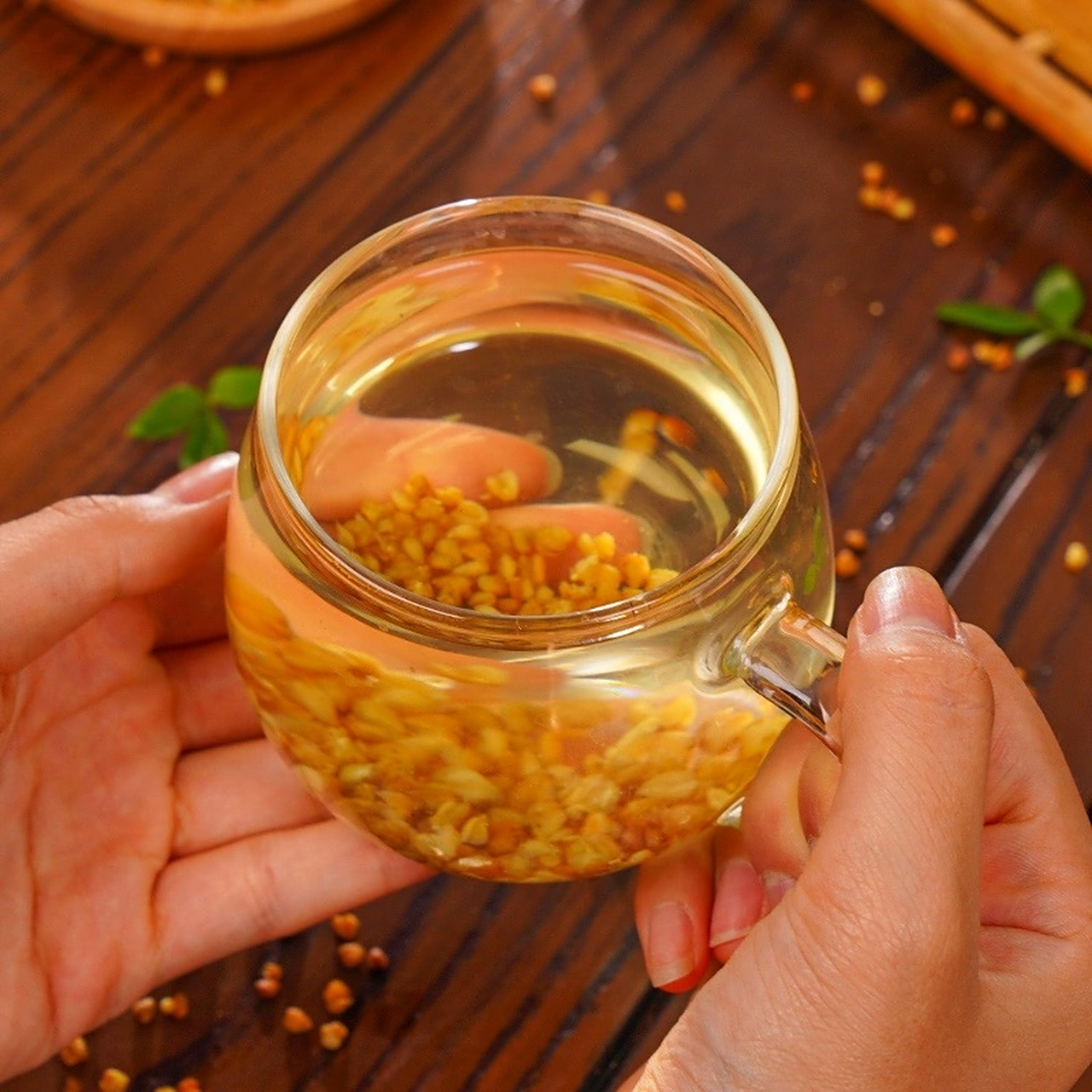 这款黄苦荞茶冲泡简易方便,喝起来口感也很不错,价