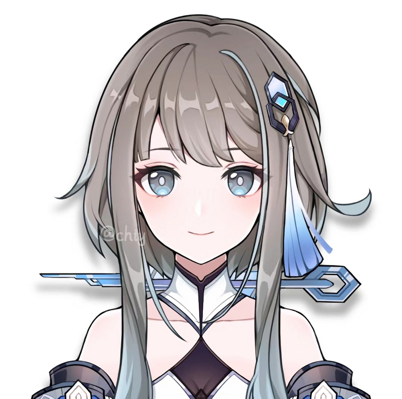 归终证件照,太美了吧![亲吻]#原神