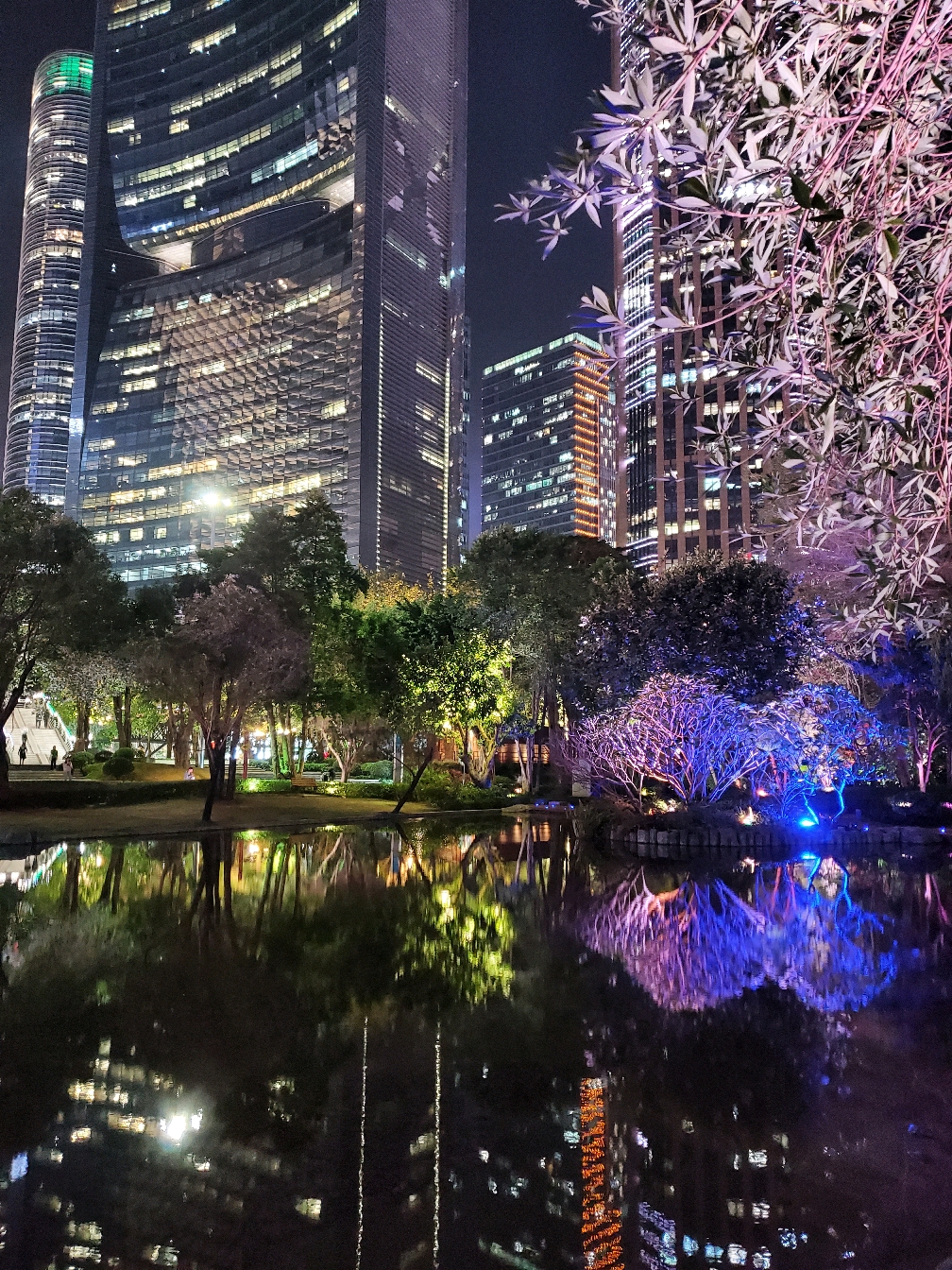 珠江新城广州塔夜景