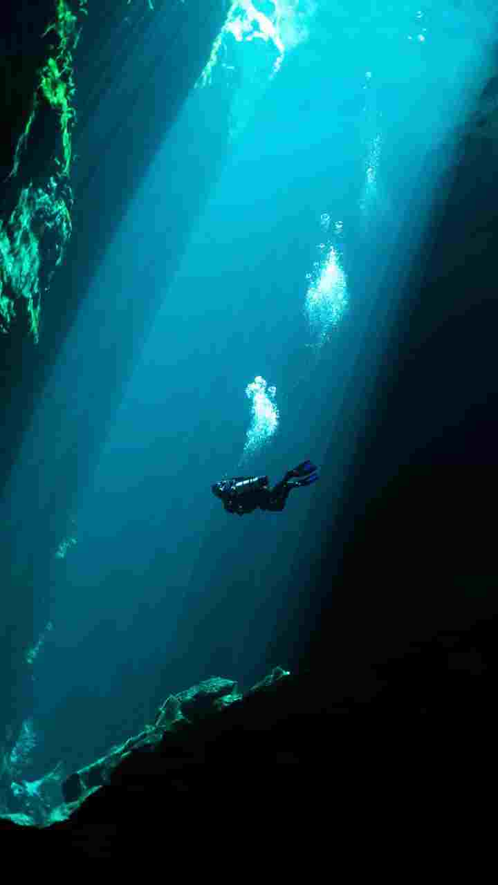 这海底潜水,刺激具有诱惑力.